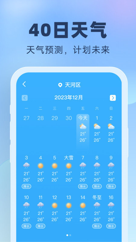 晴雨预报