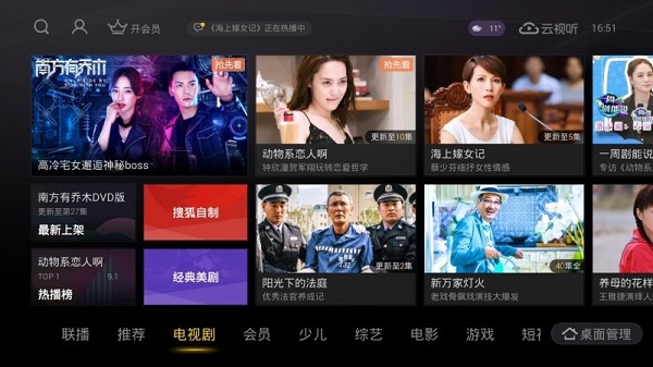 搜狐视频TV版截图